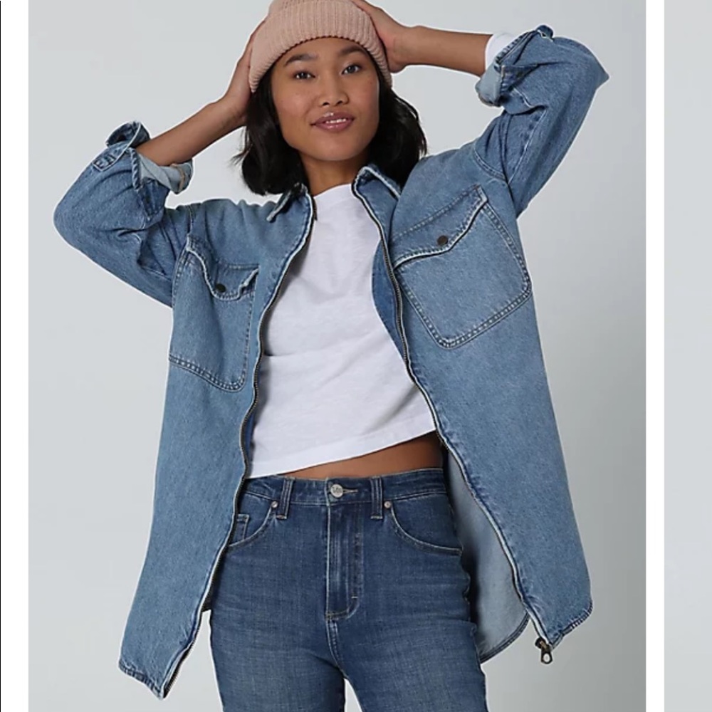 Lee Jeans Women’s 90s Workwear Zip-Up Overshirt